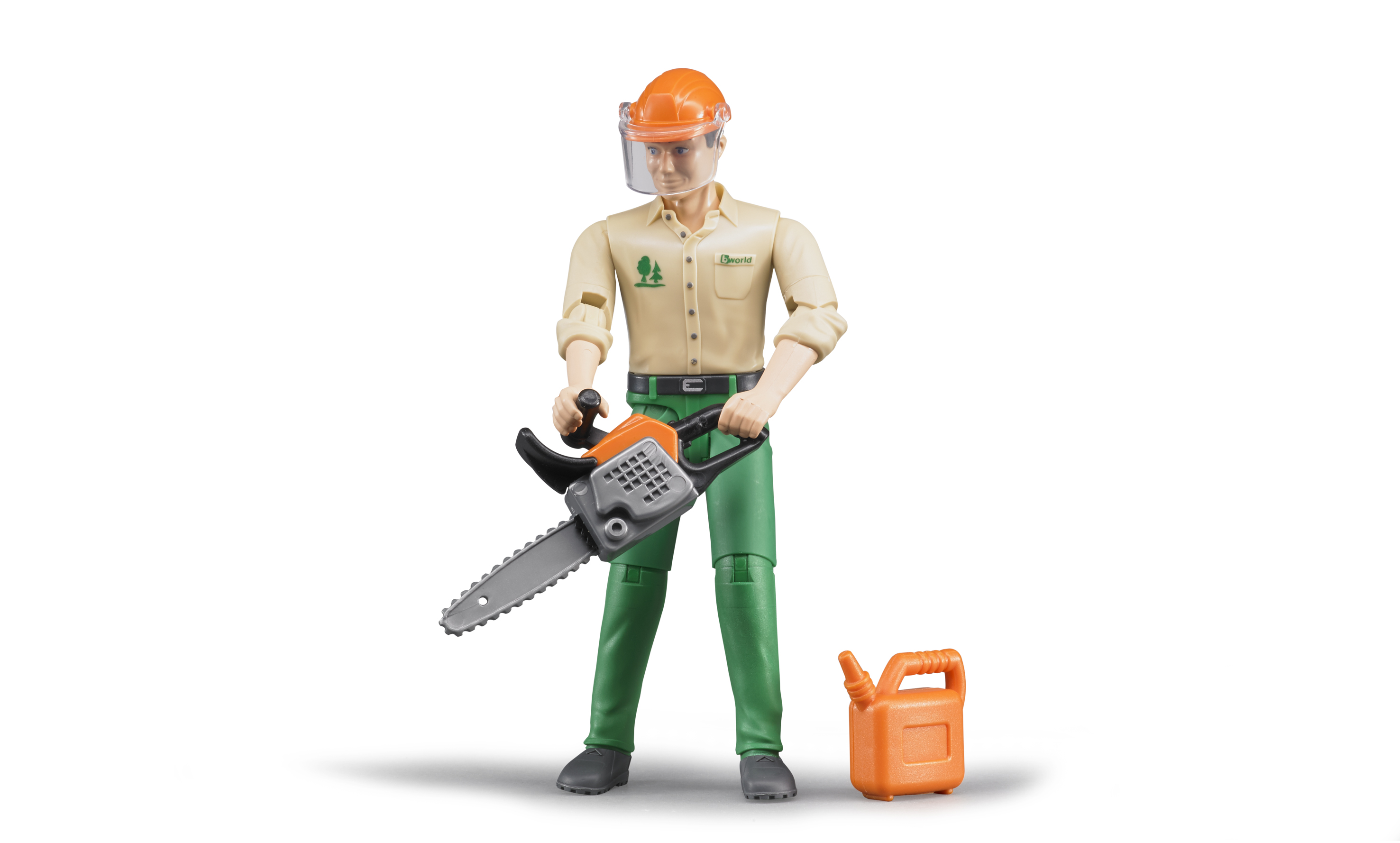 Ouvrier forestier avec accessoires Ouvrier forestier avec accessoires