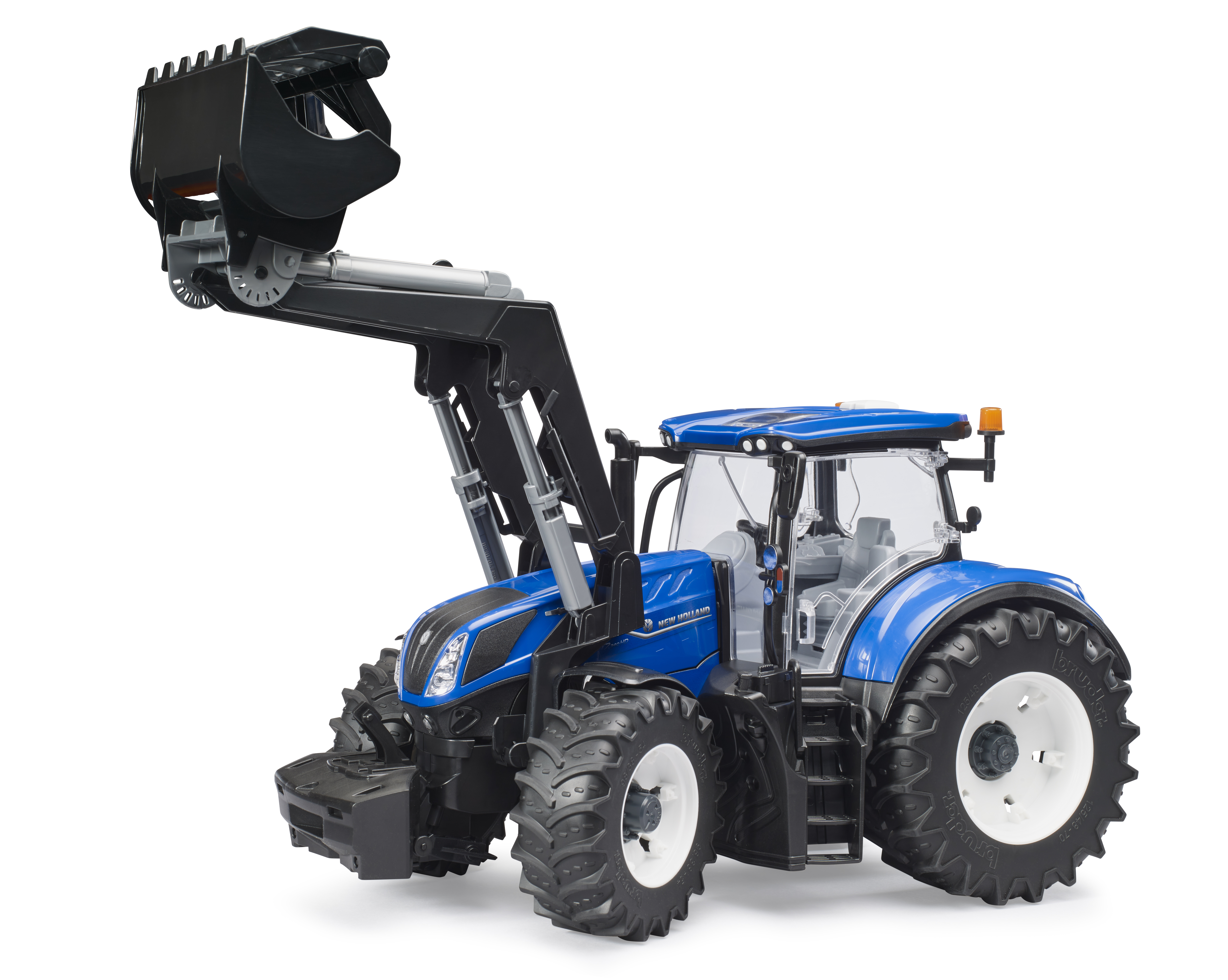 New Holland T7.315 with slip-on front loader