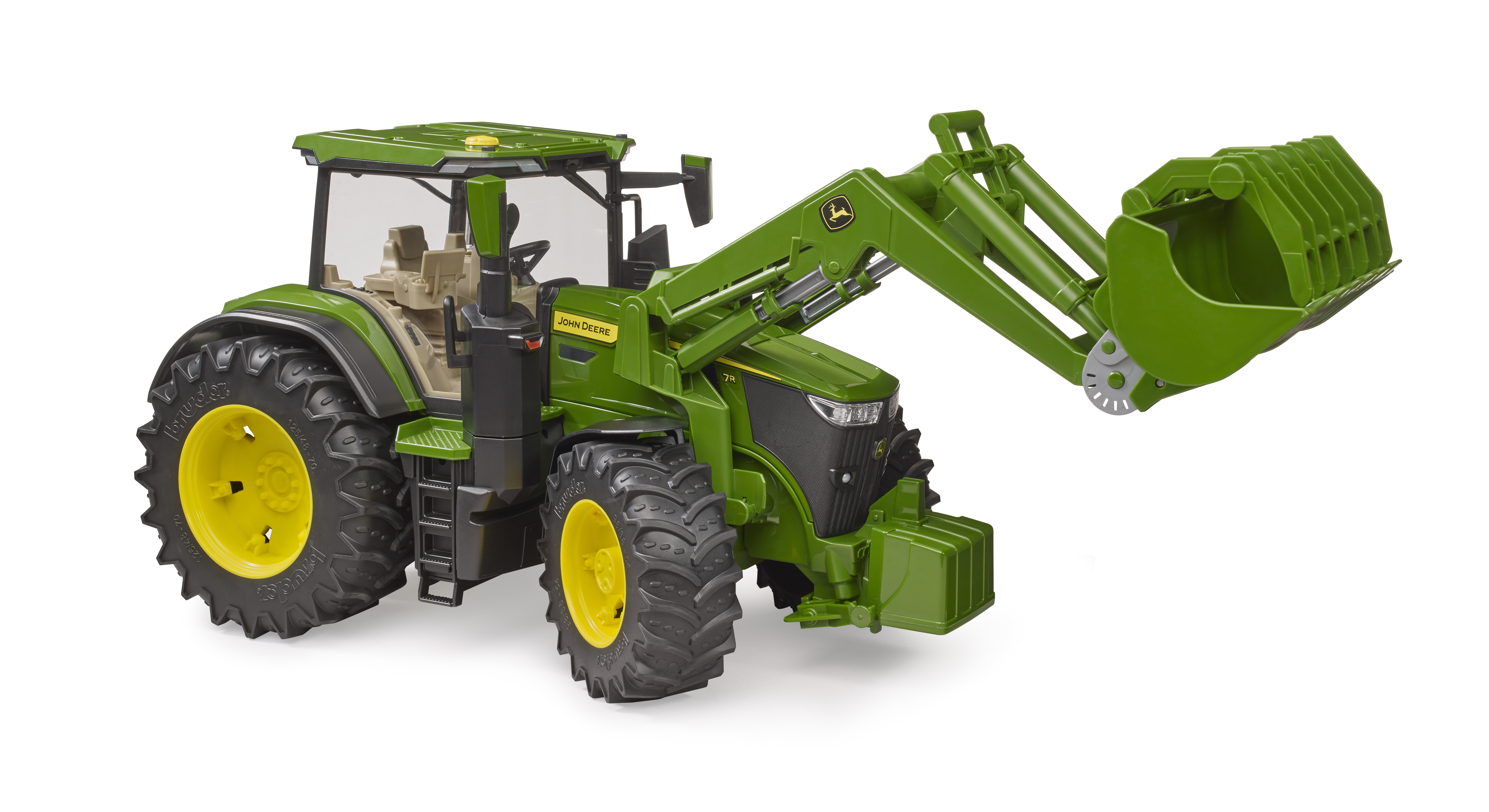 John Deere 7R con pala frontal John Deere 7R con pala frontal