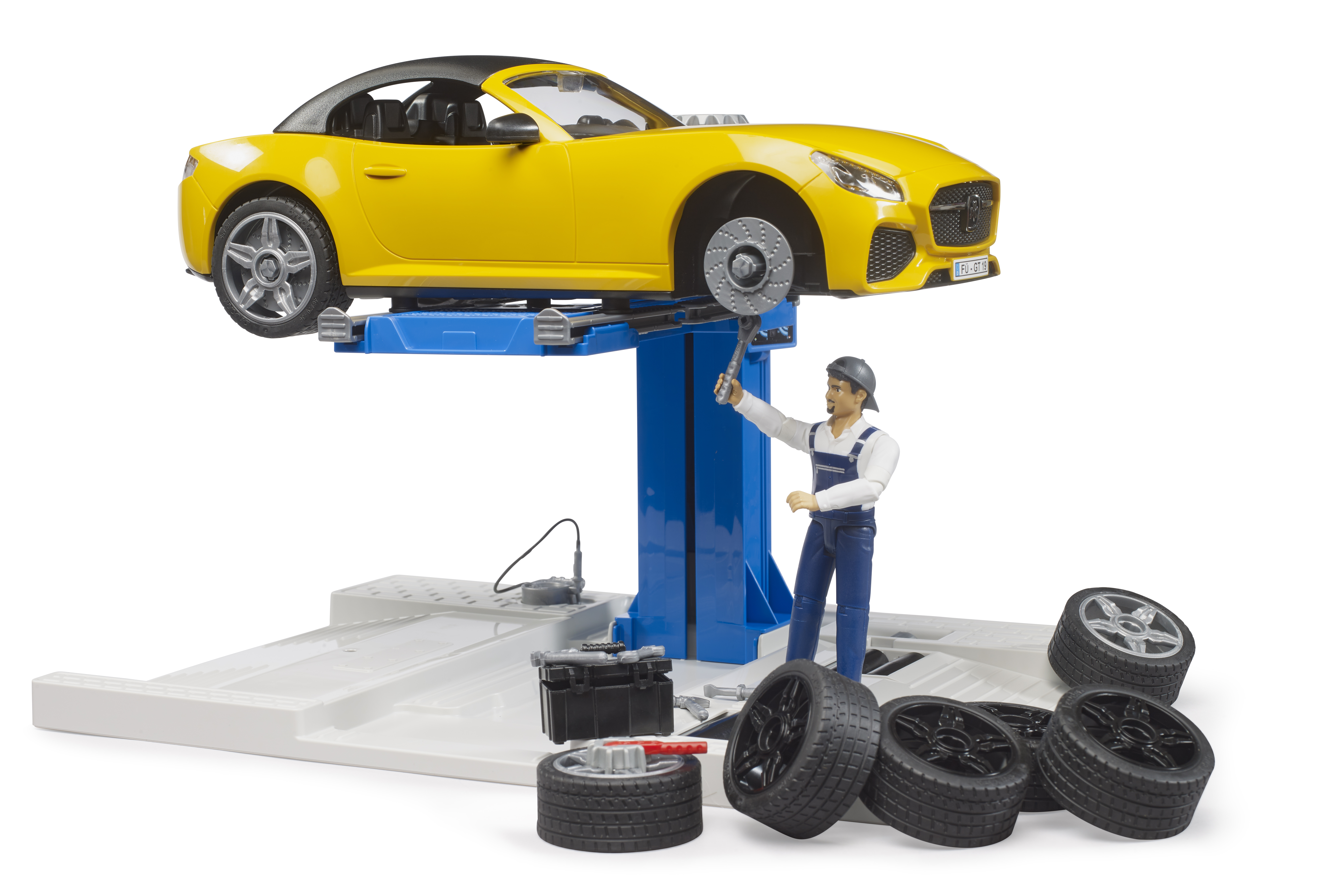 Atelier d’entretien automobile bworld + Roadster BRUDER 