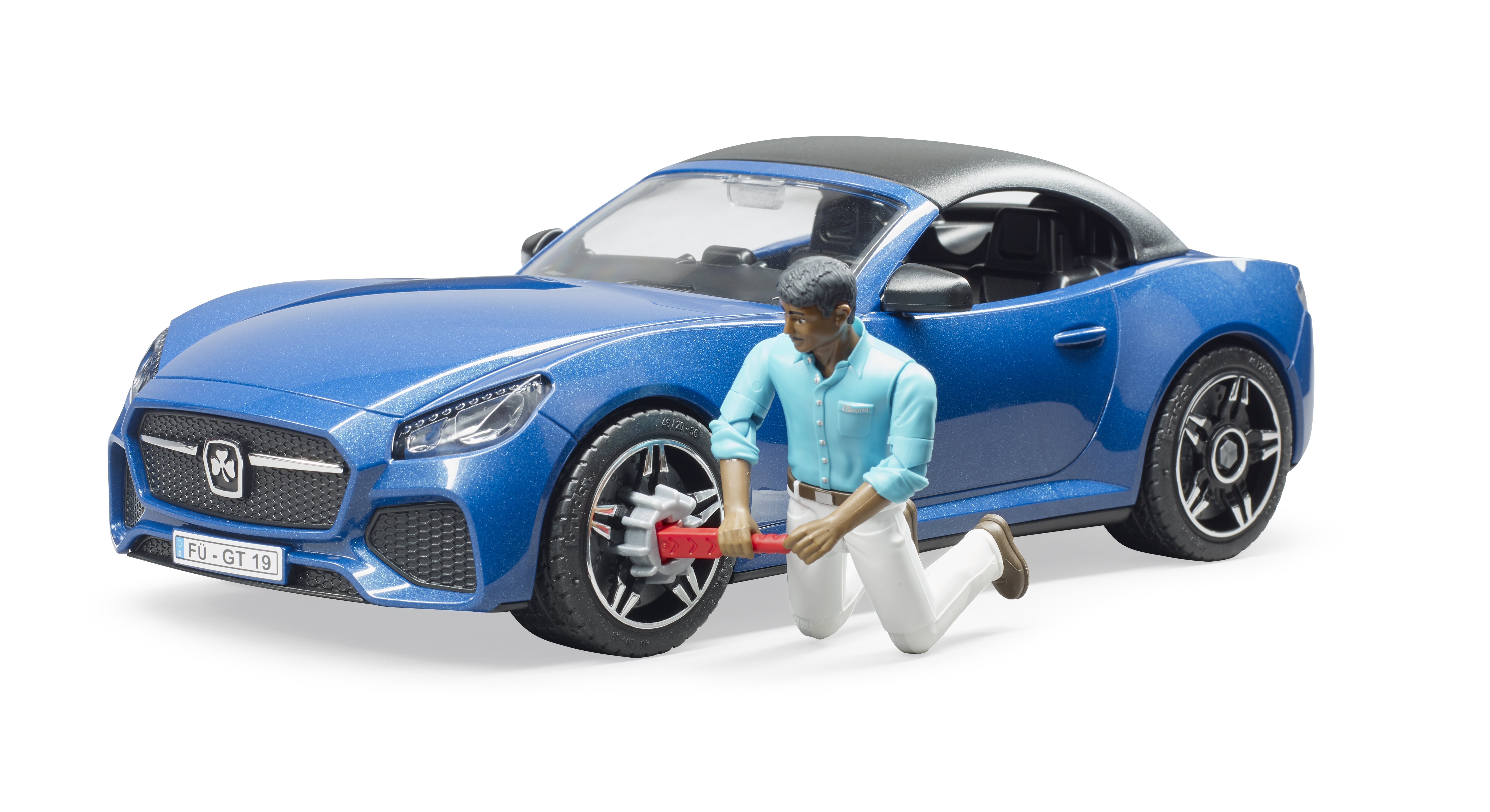 BRUDER roadster with driver