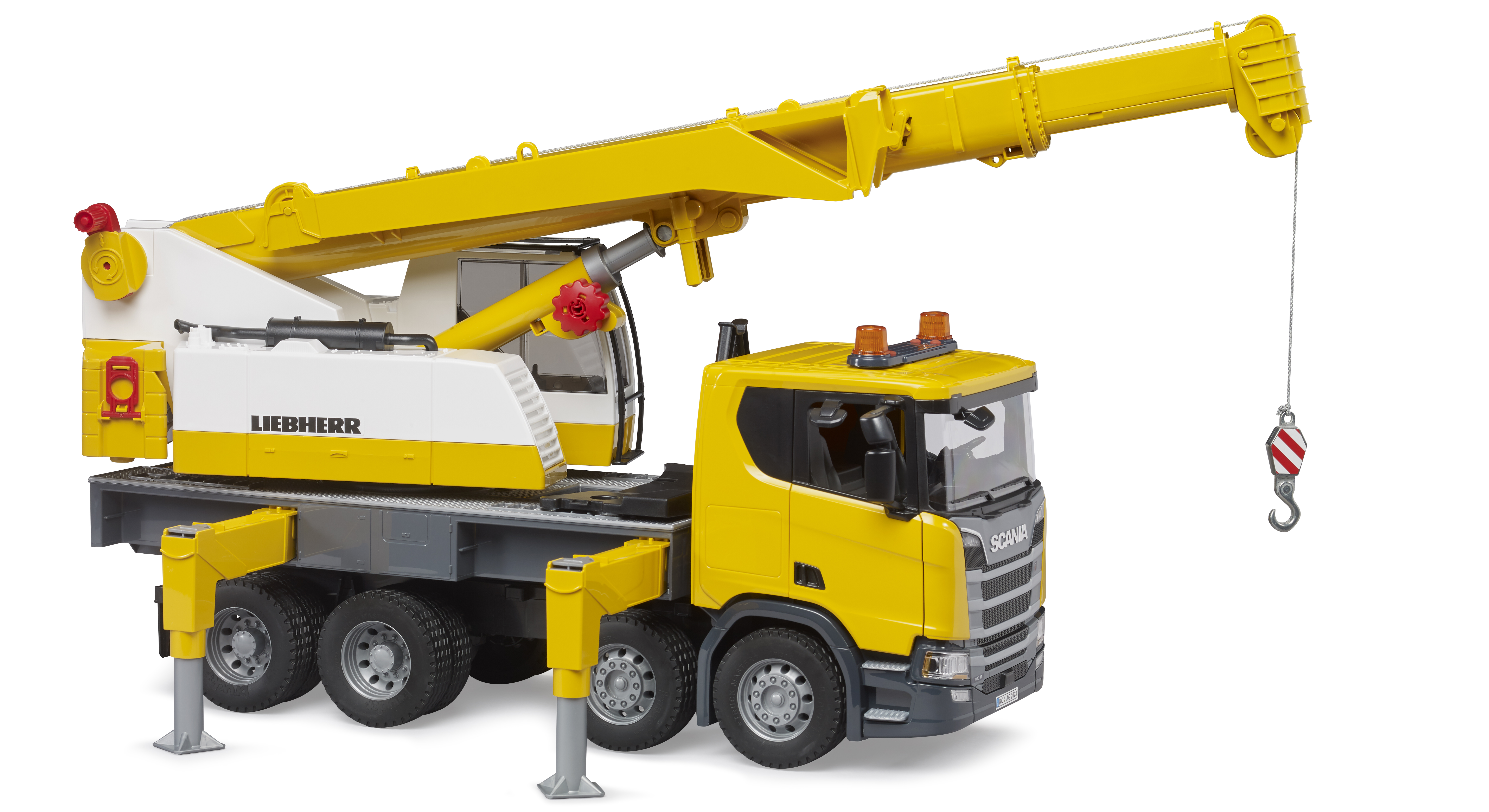 Camion-grue Liebherr Scania Super 560R avec module son et lumière Camion-grue Liebherr Scania Super 560R avec module son et lumière