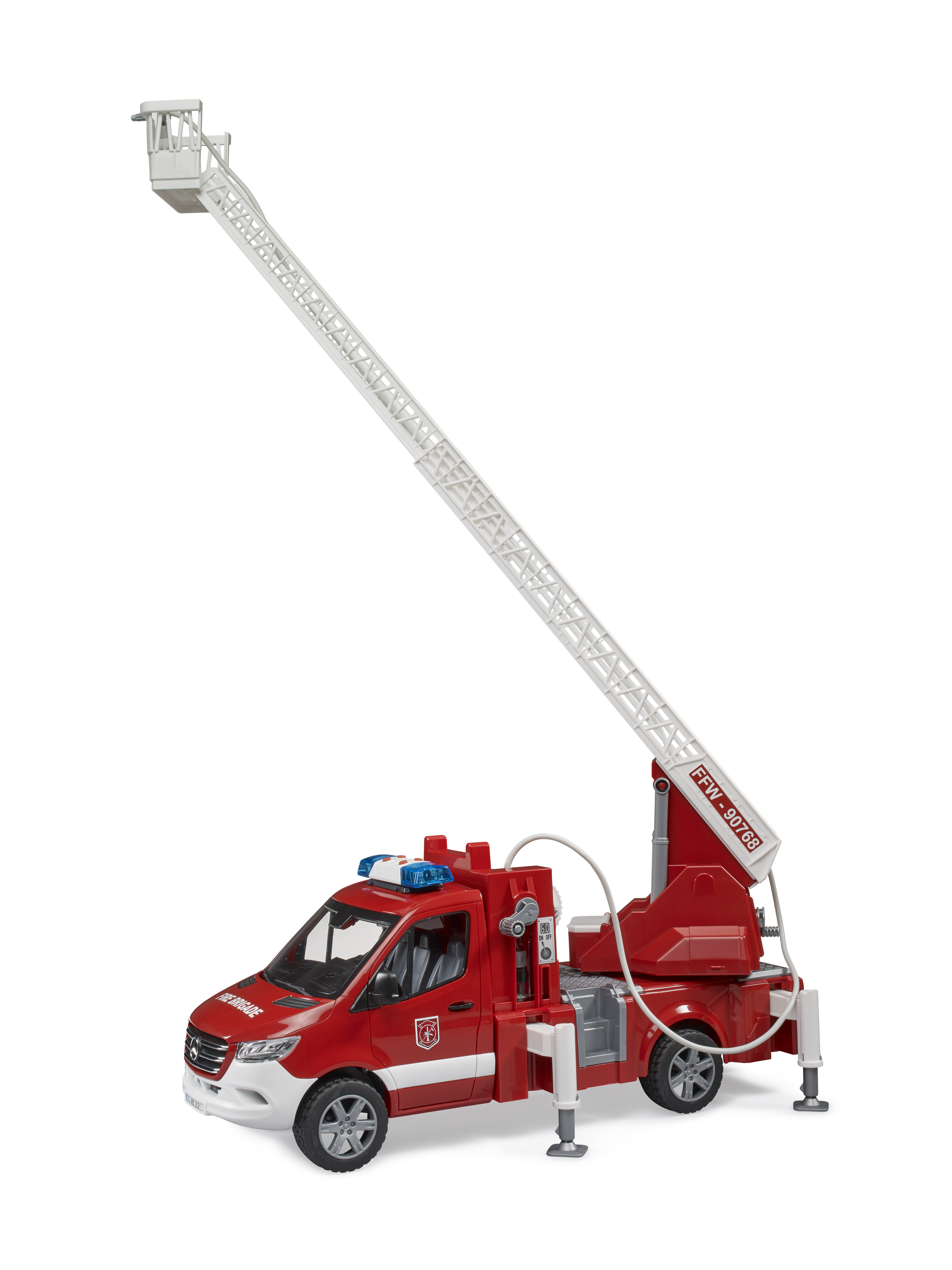 MB Sprinter fire service with turntable ladder, pump and light & sound module MB Sprinter fire service with turntable ladder, pump and light & sound module