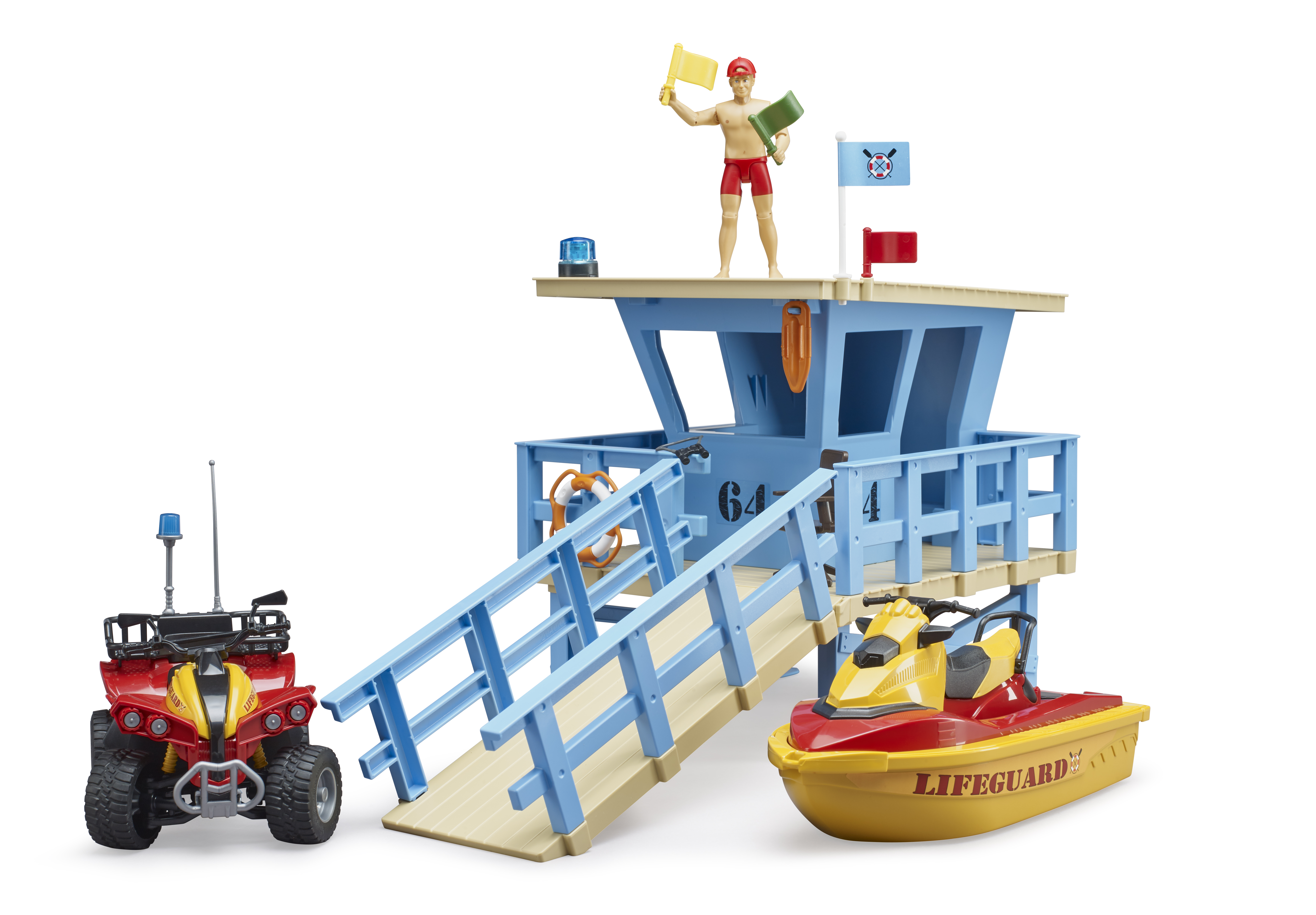 f_62780_2 bworld lifeguard station with quad bike and personal water craft