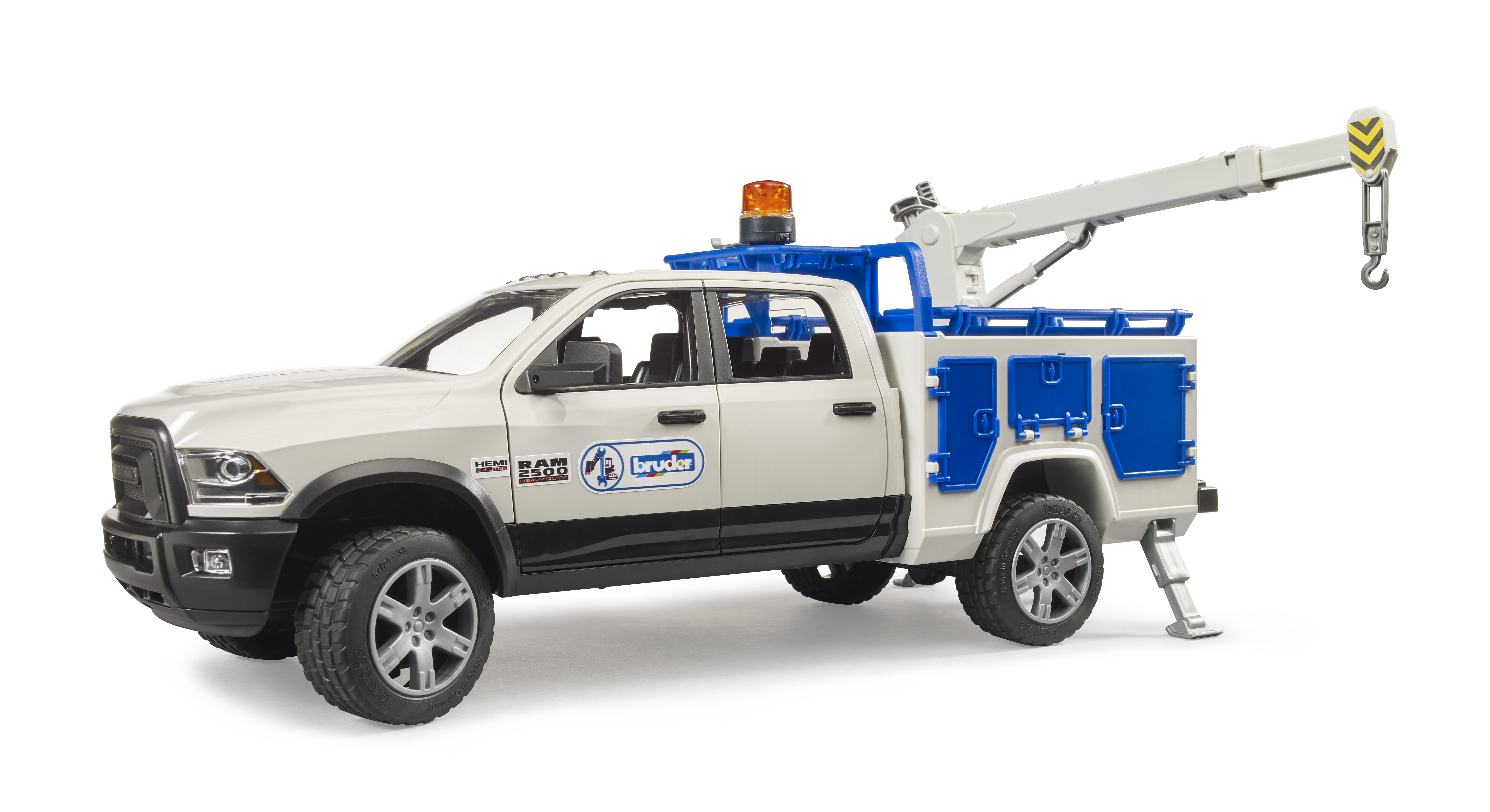 RAM 2500 Camión auxiliar con grúa y luz omnidireccional