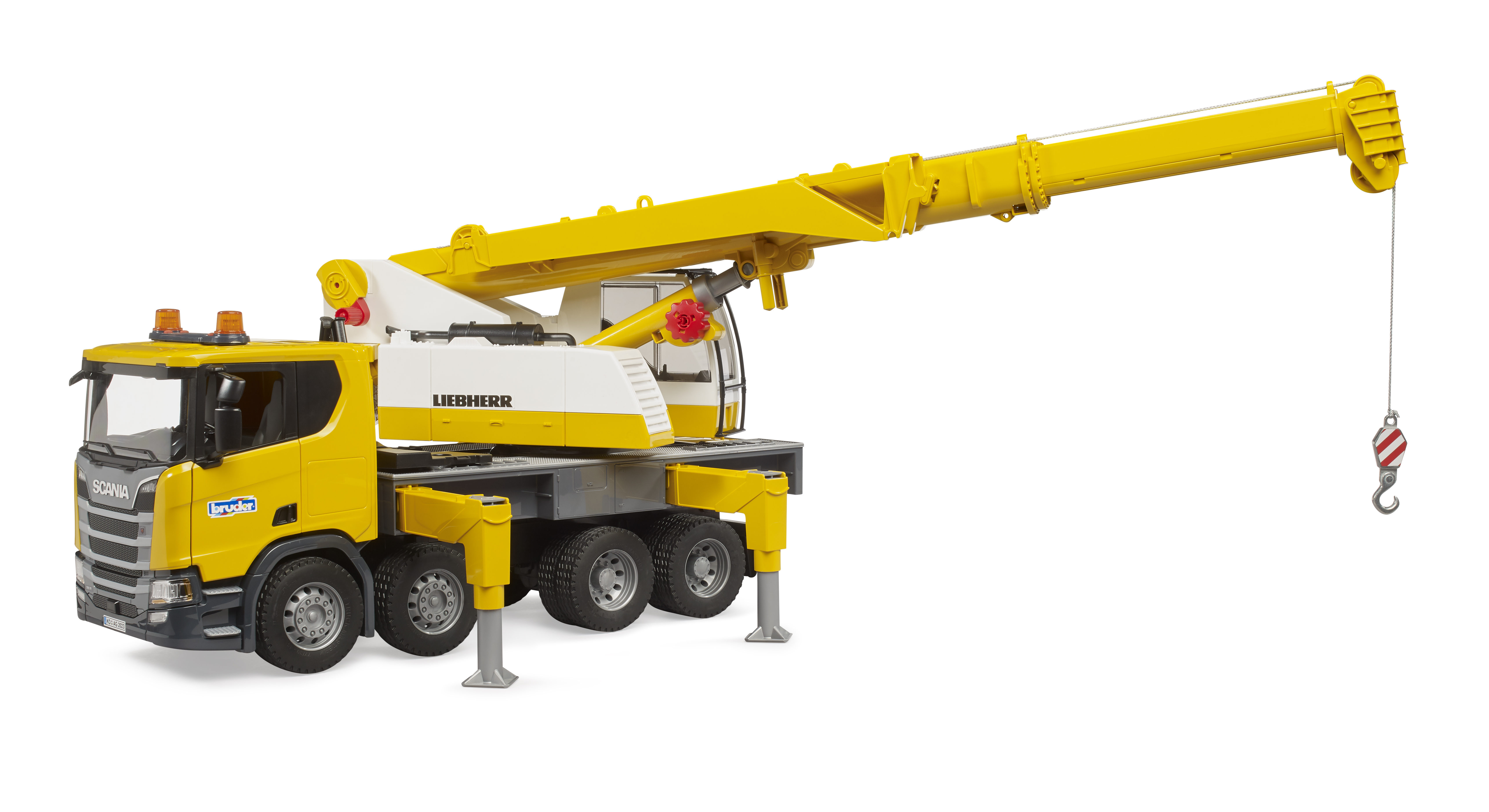 Camion-grue Liebherr Scania Super 560R avec module son et lumière Camion-grue Liebherr Scania Super 560R avec module son et lumière
