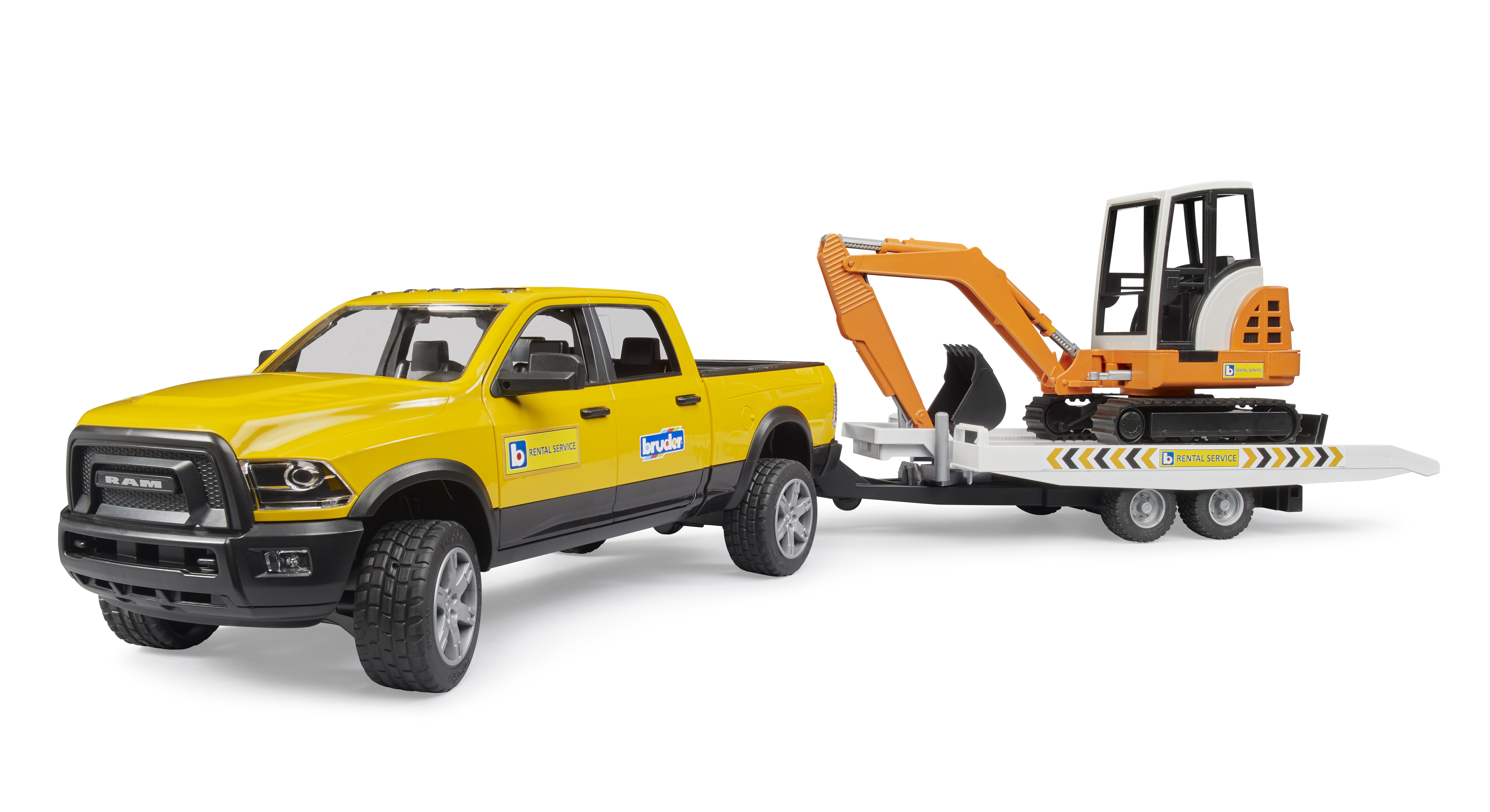 Servicio de alquiler de RAM con miniexcavadora