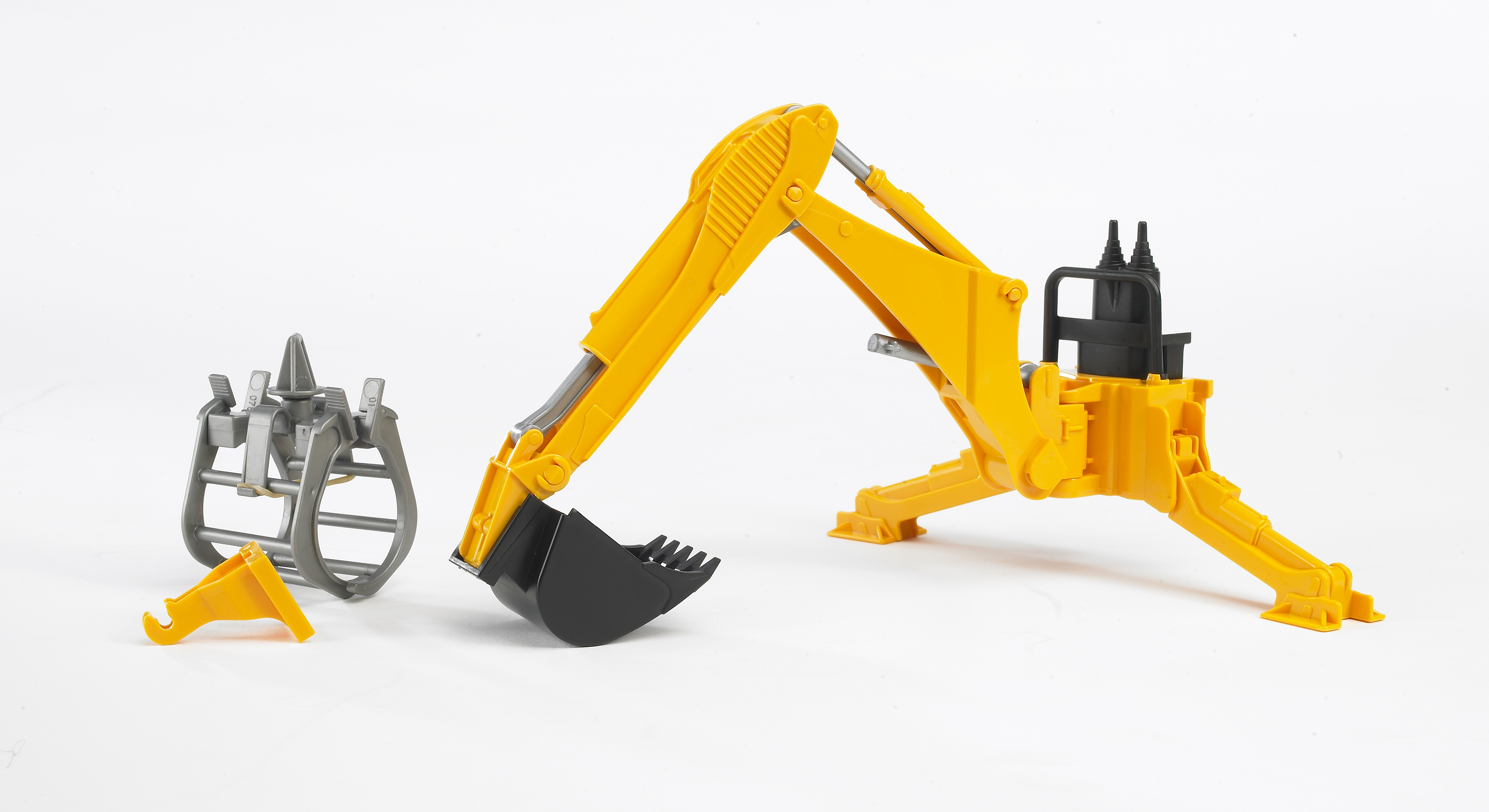 Accesorios: Excavadora trasera con cuchara Accesorios: Excavadora trasera con cuchara