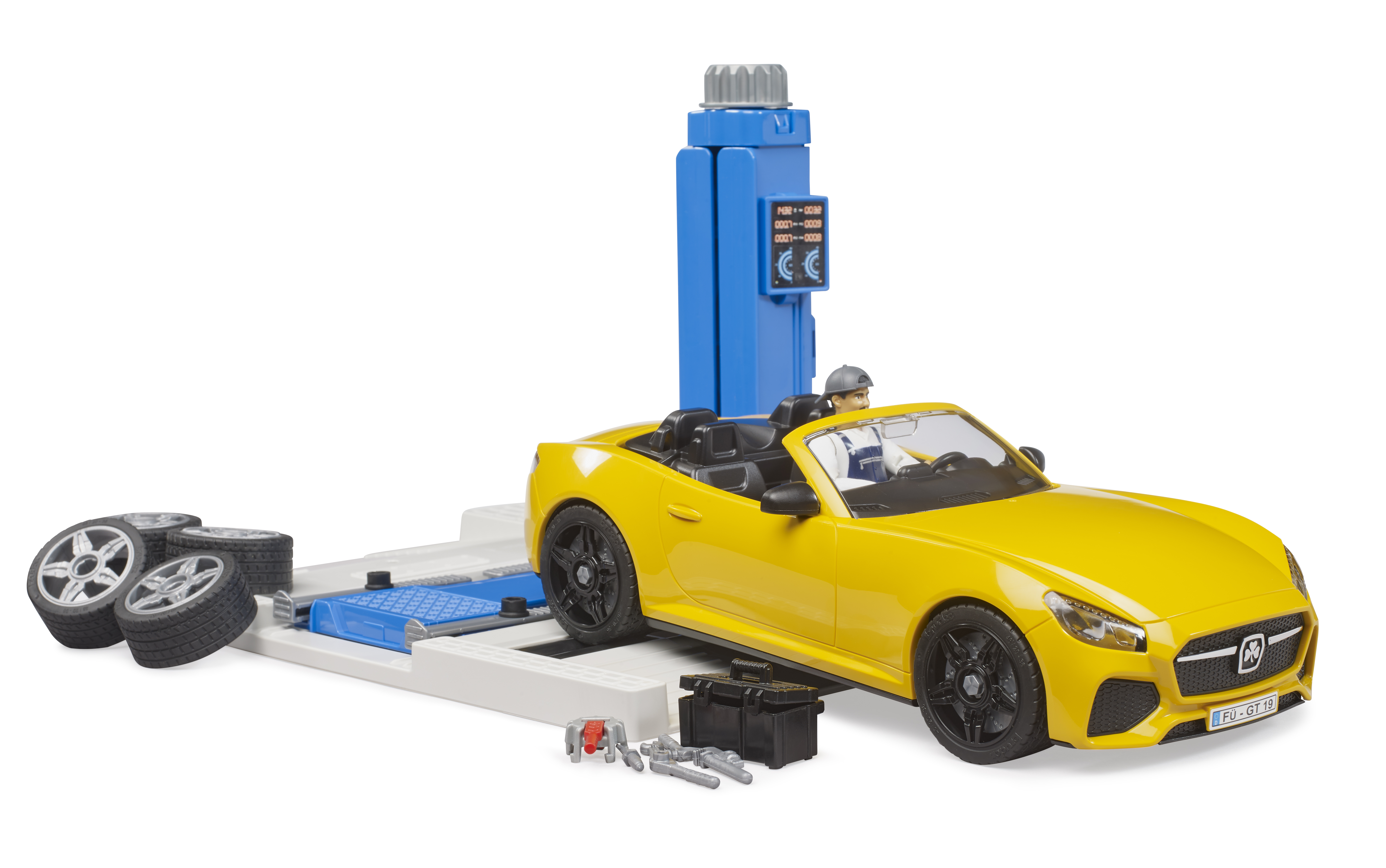 Atelier d’entretien automobile bworld + Roadster BRUDER 