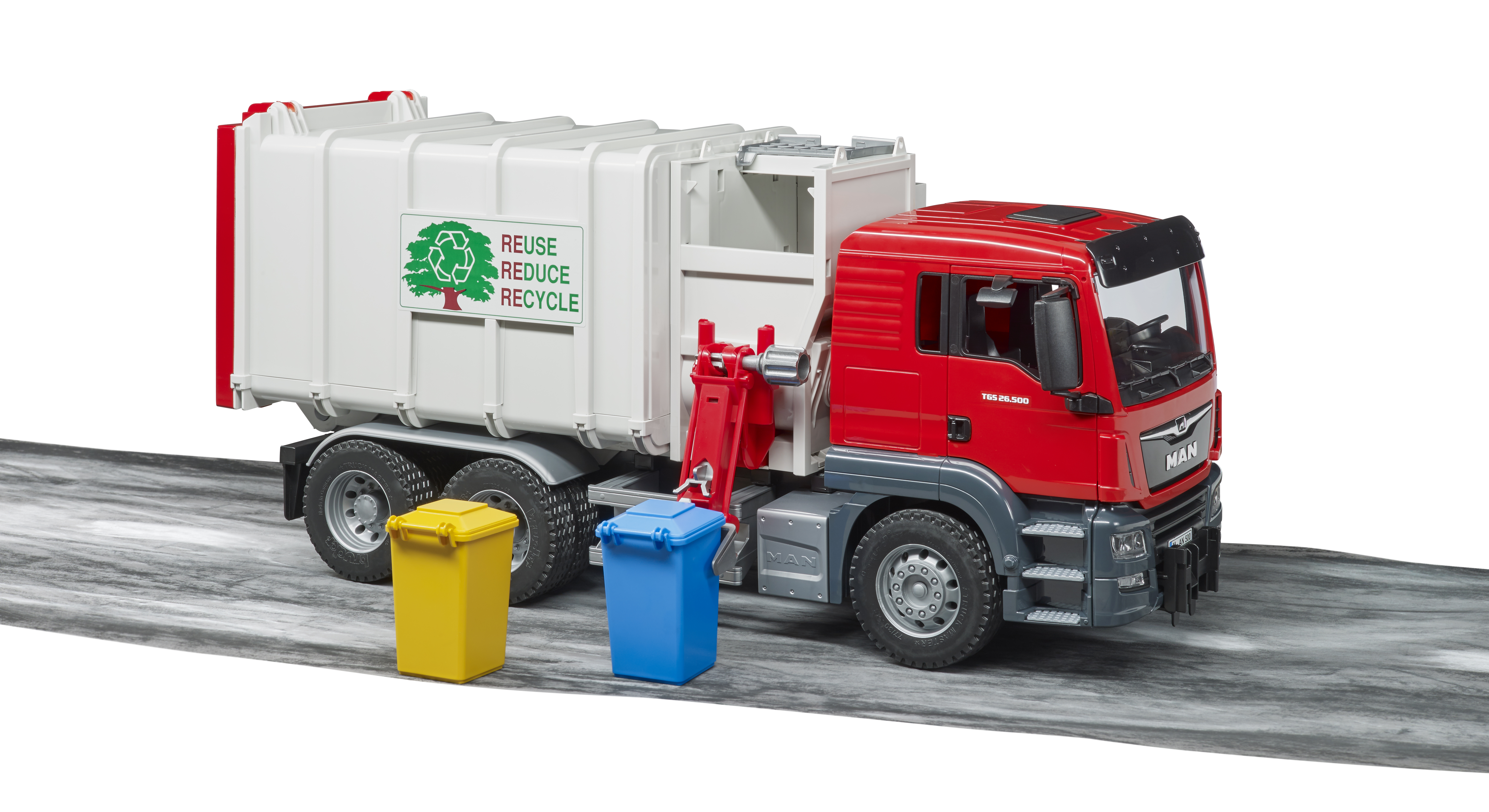 Camion poubelle avec chargement latéral MAN TGS Camion poubelle avec chargement latéral MAN TGS