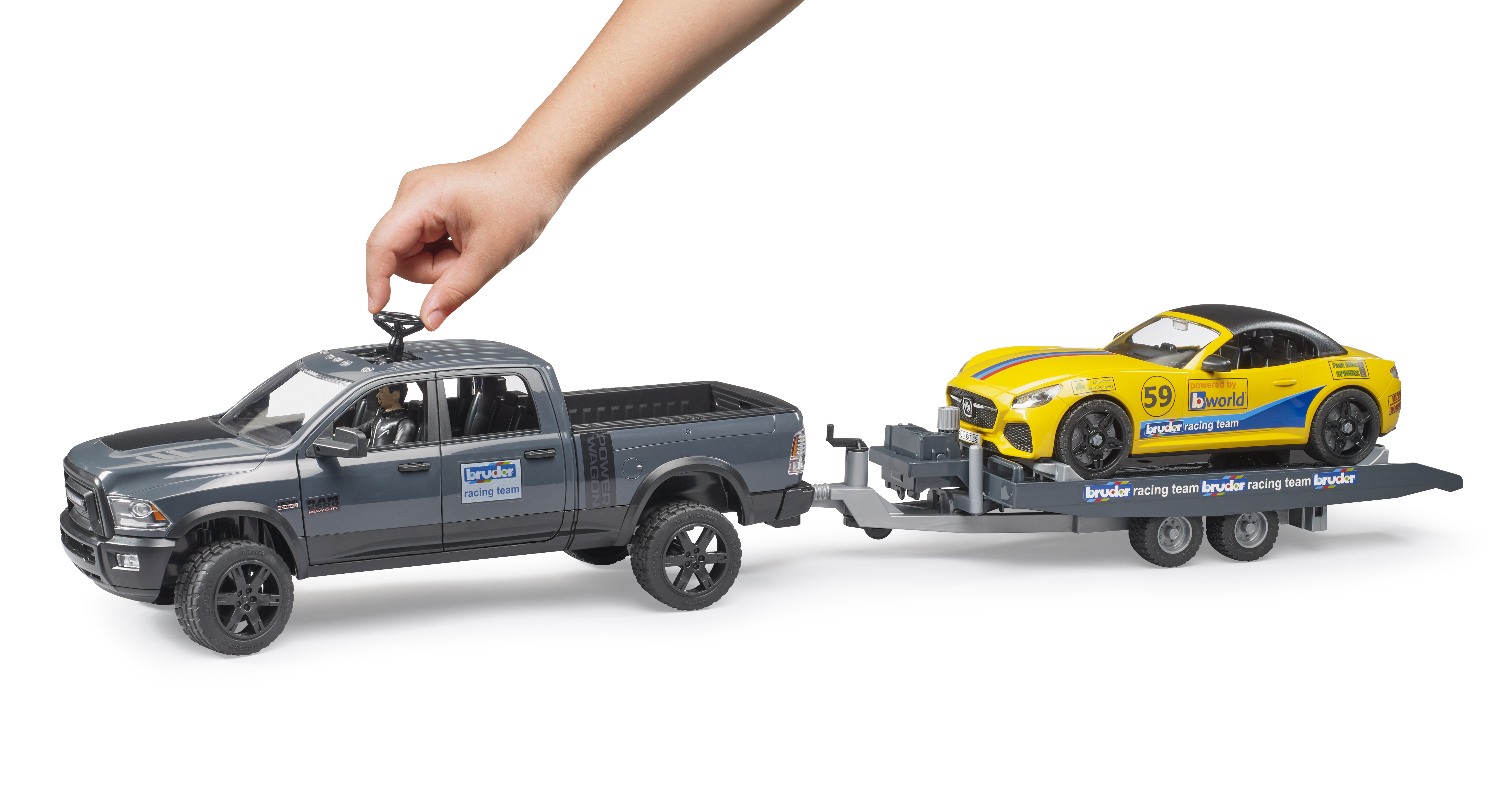 RAM Power Wagon y descapotable del equipo BRUDER RAM Power Wagon y descapotable del equipo BRUDER
