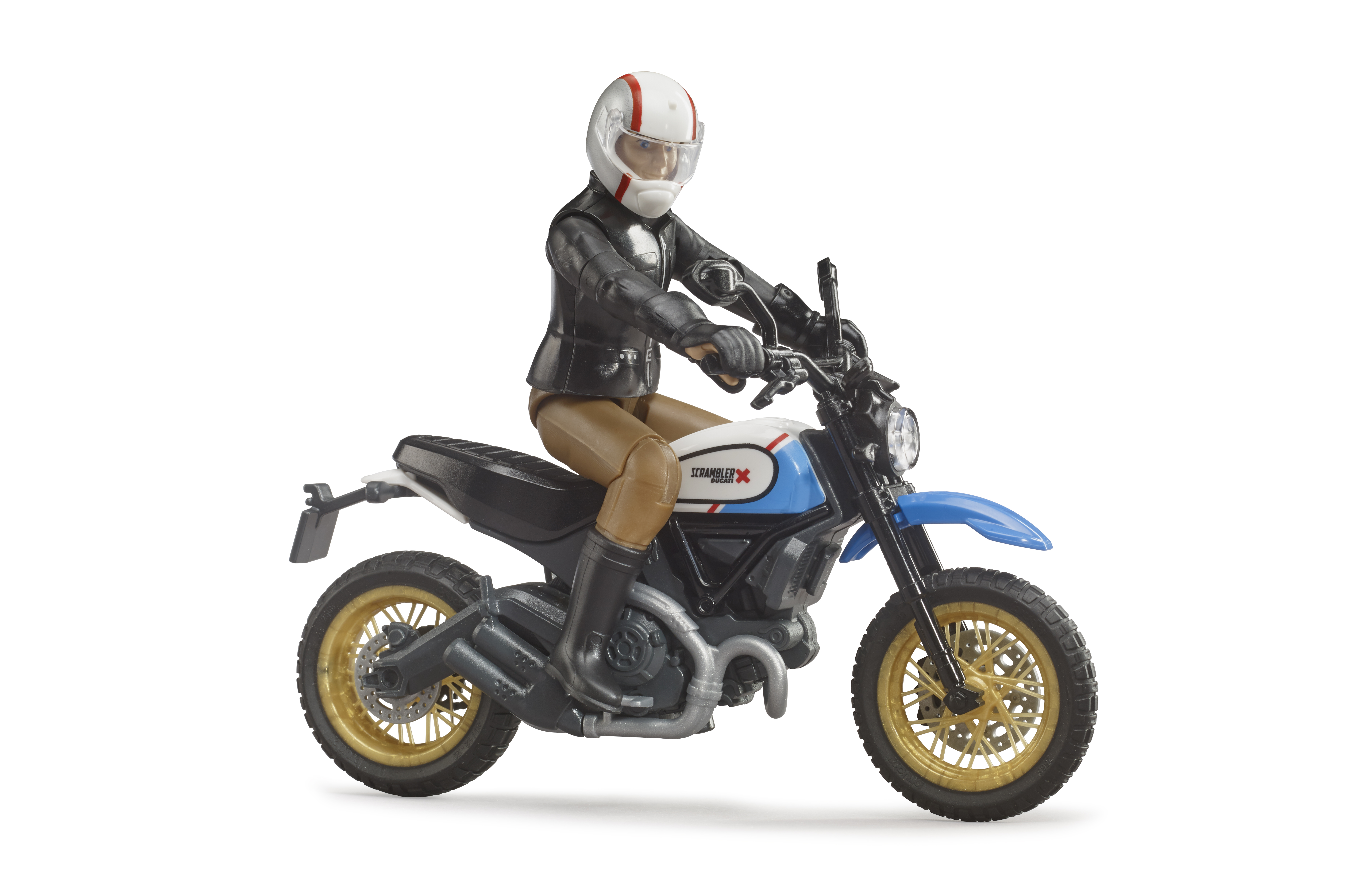 Scrambler Ducati Desert Sled con conductor