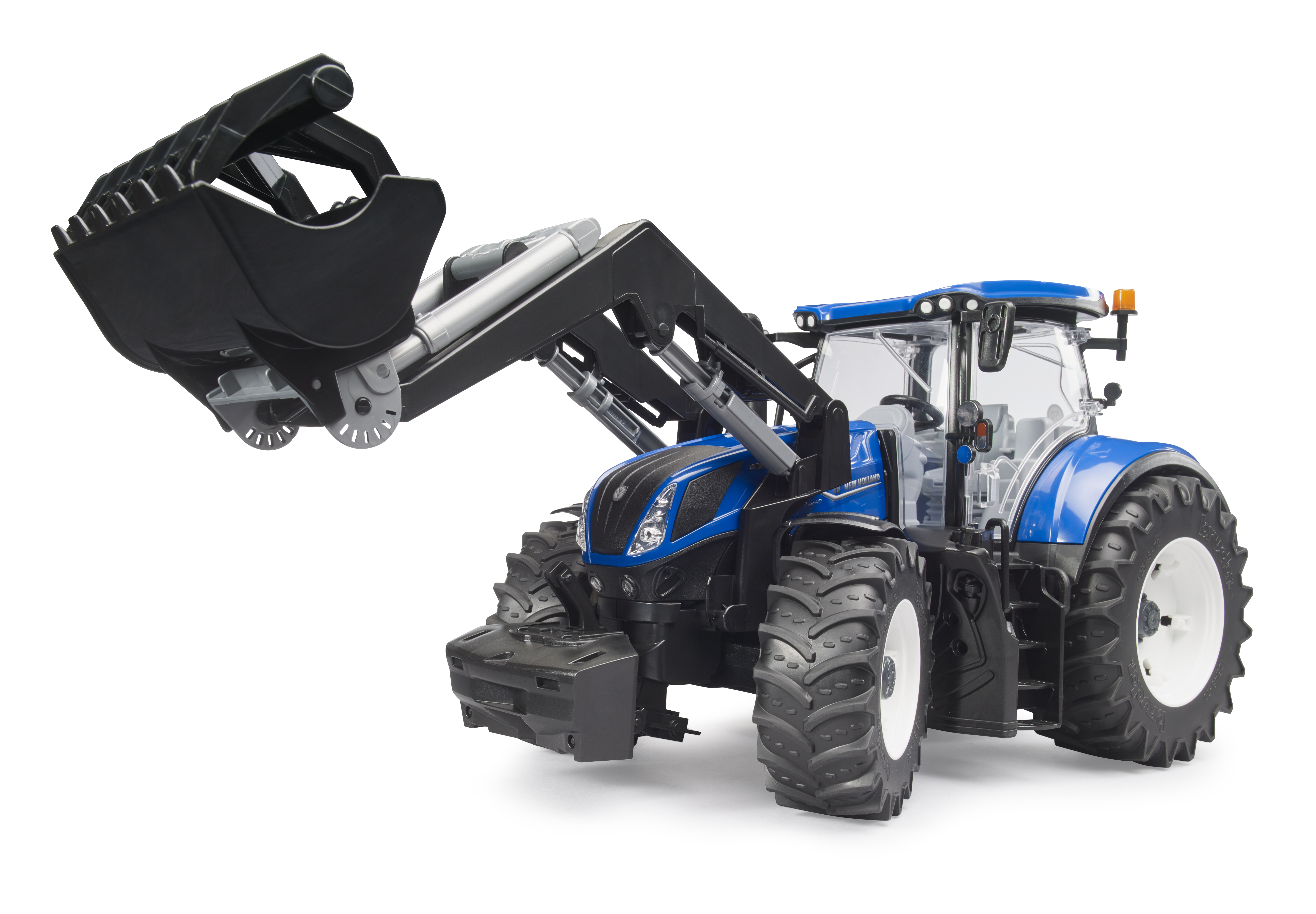 New Holland T7.315 with slip-on front loader