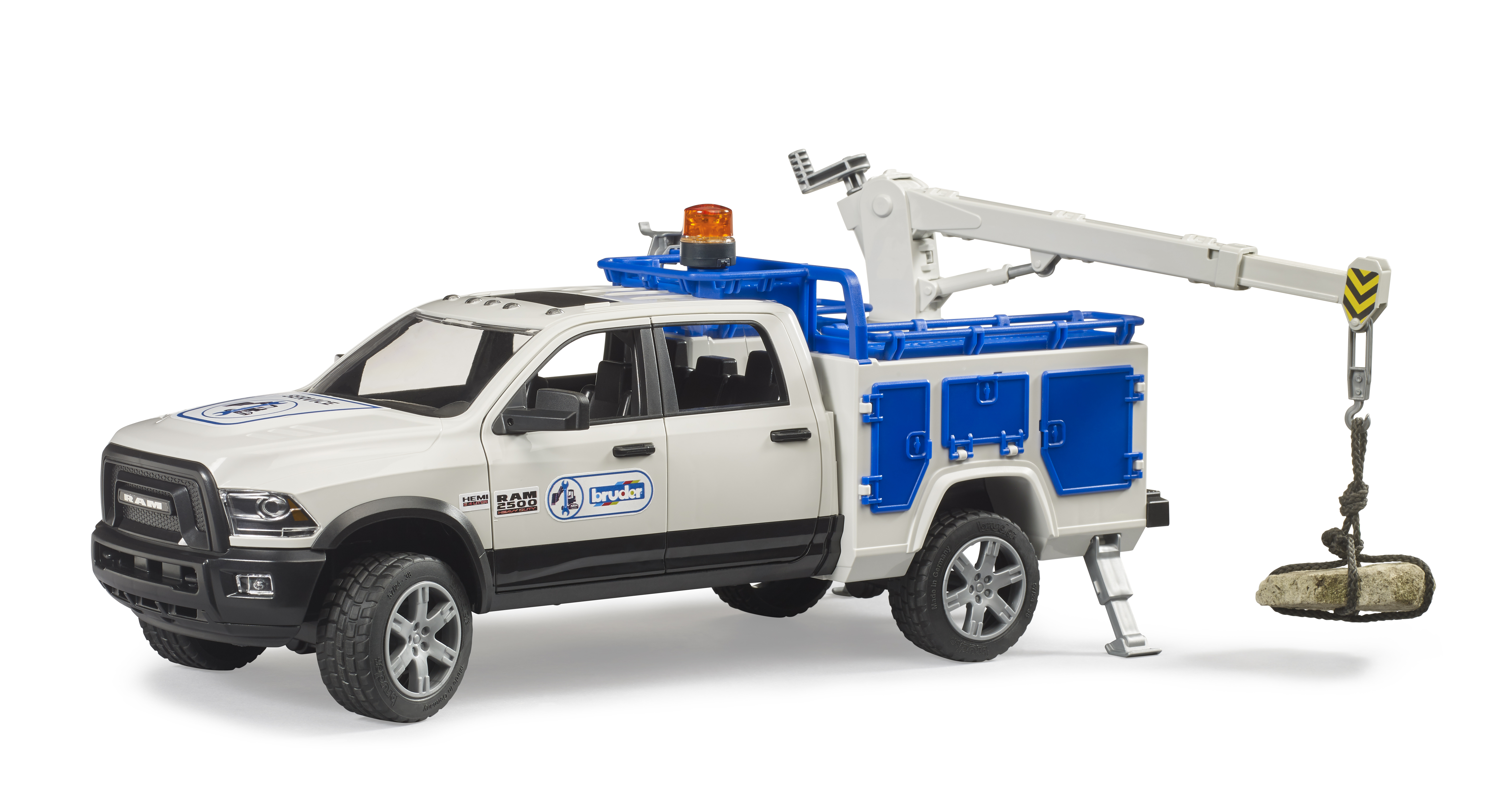 RAM 2500 Camión auxiliar con grúa y luz omnidireccional
