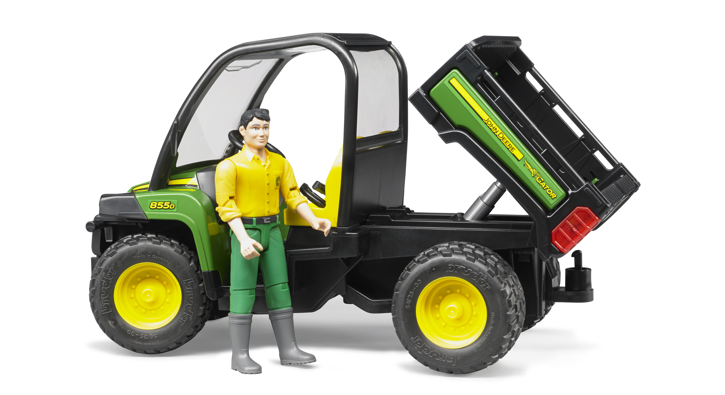 John Deere Gator 855D con conductor