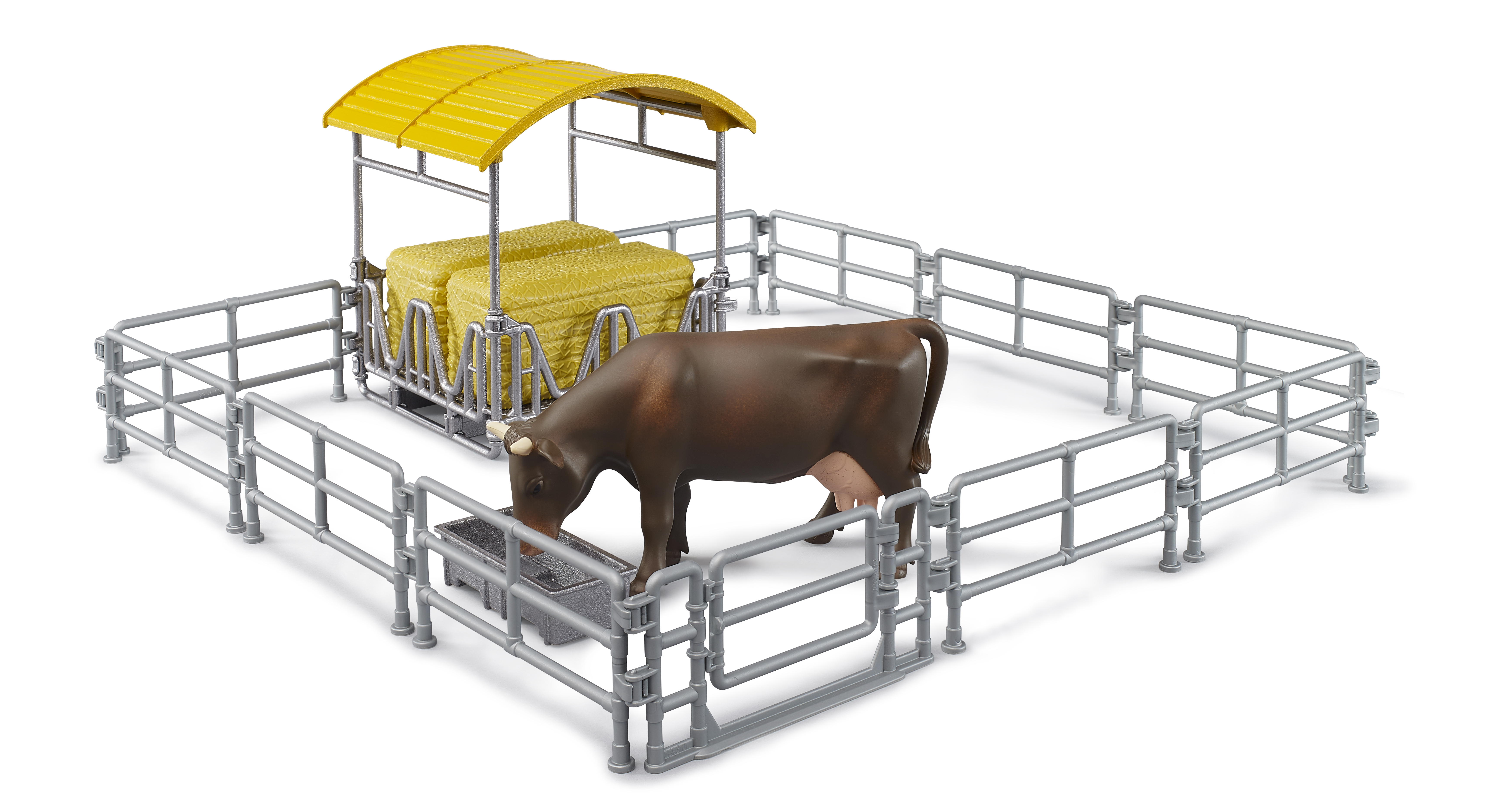 Accessories: Hay rack with fences and trough