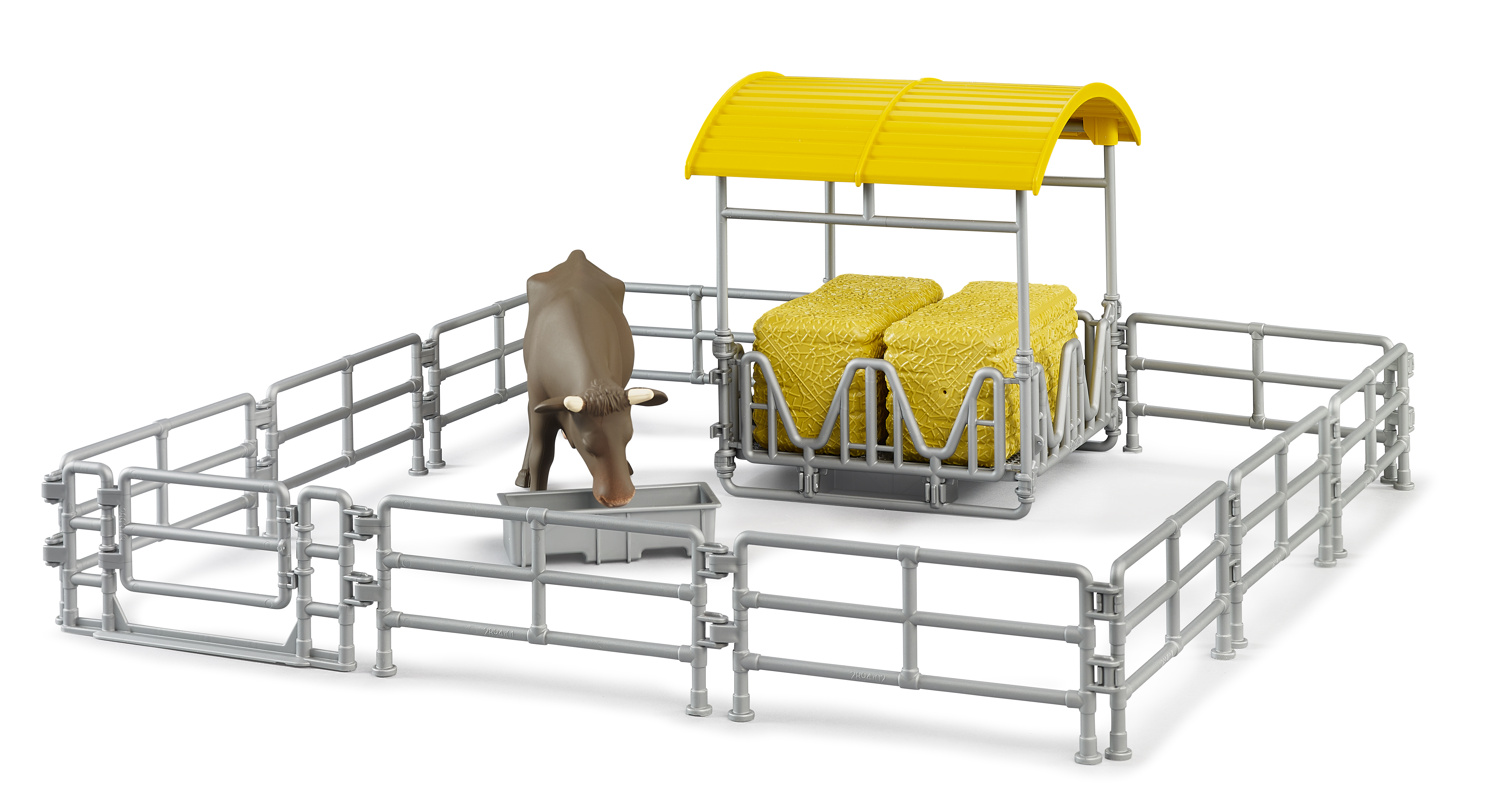 Accessories: Hay rack with fences and trough