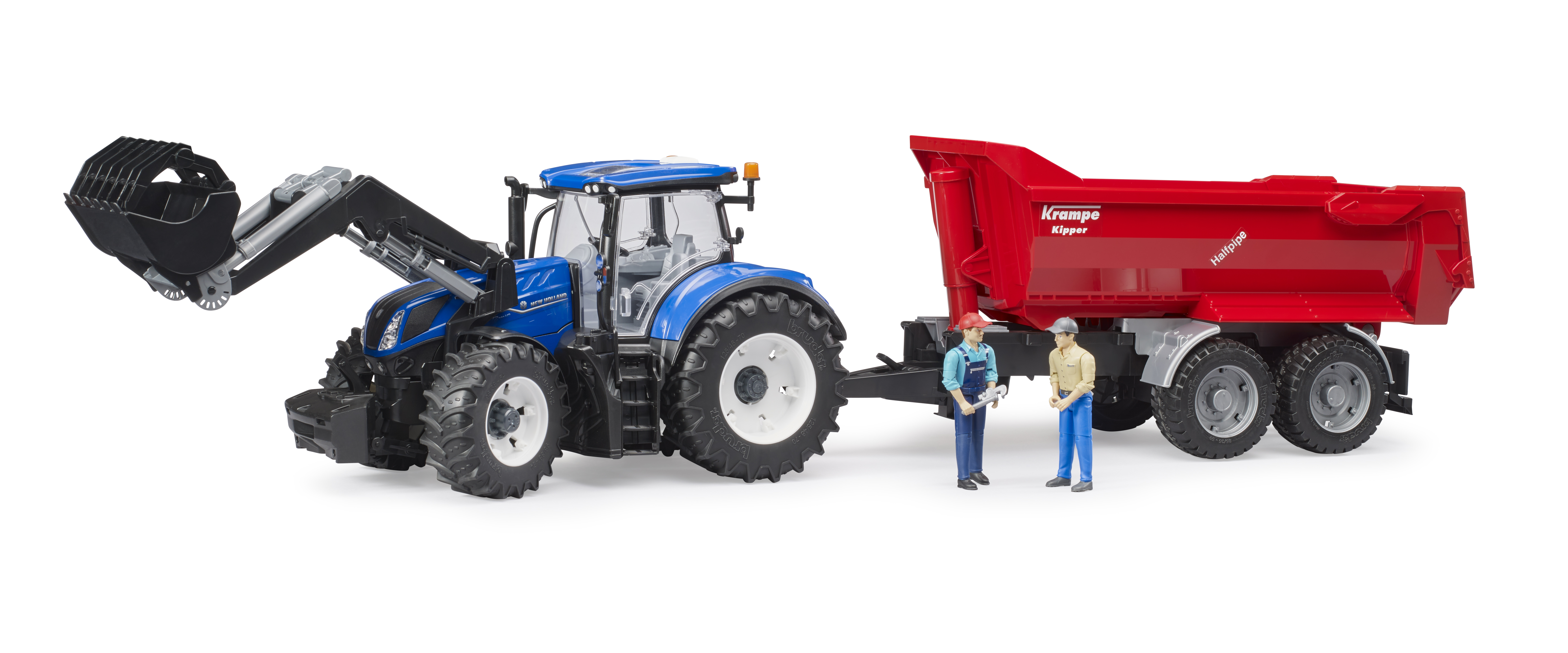 New Holland T7.315 with slip-on front loader