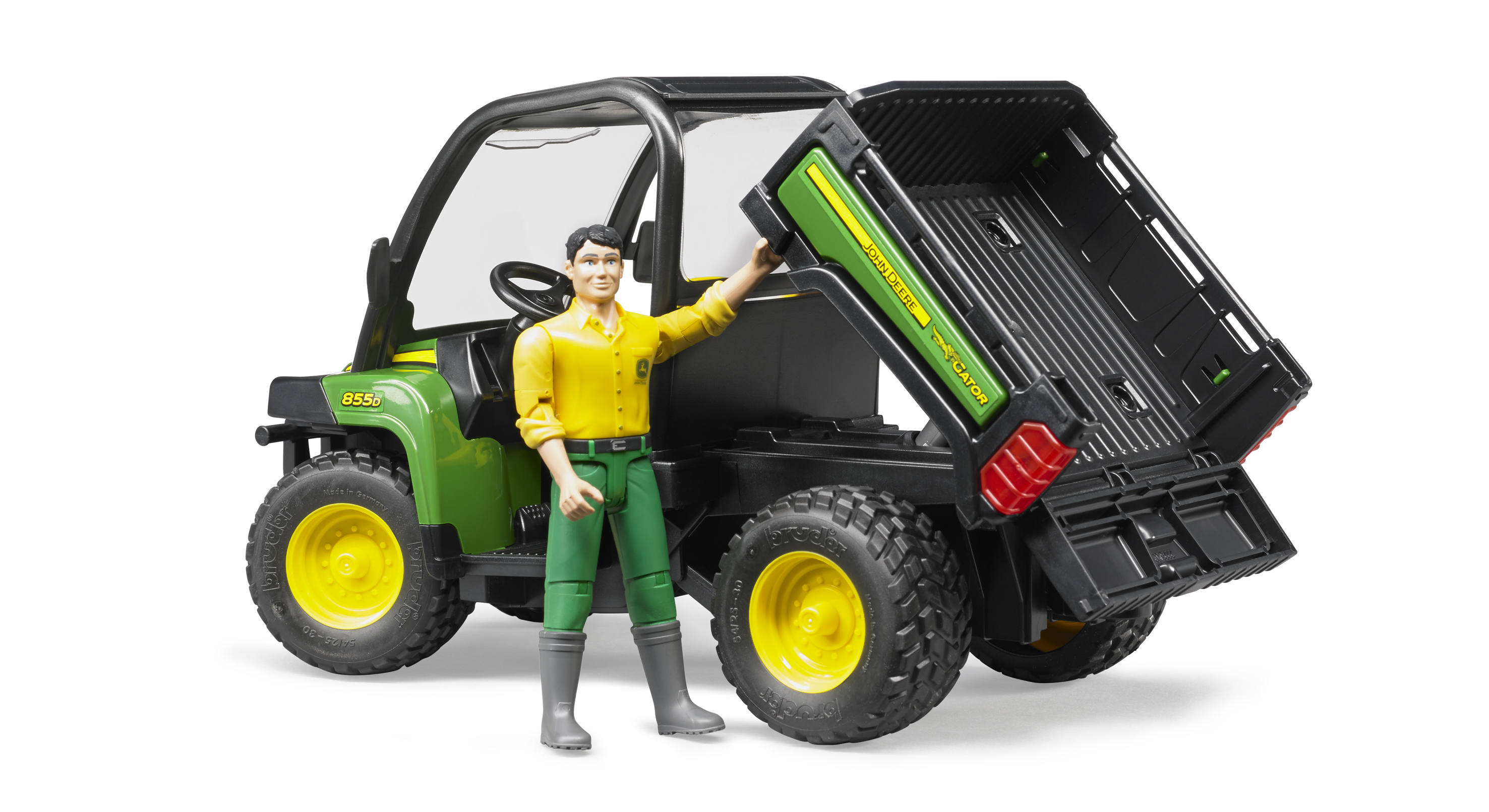 John Deere Gator 855D con conductor