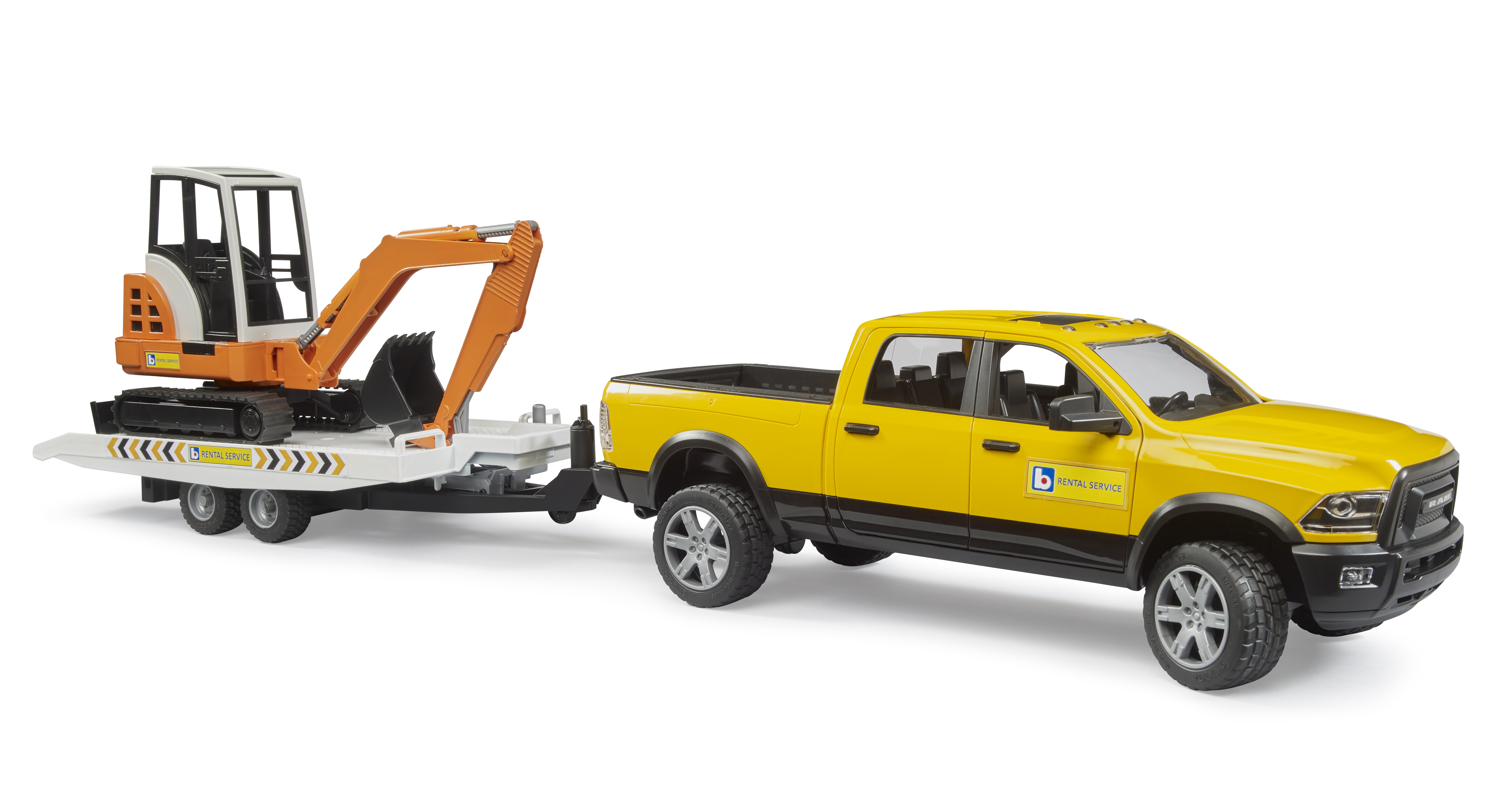 Servicio de alquiler de RAM con miniexcavadora