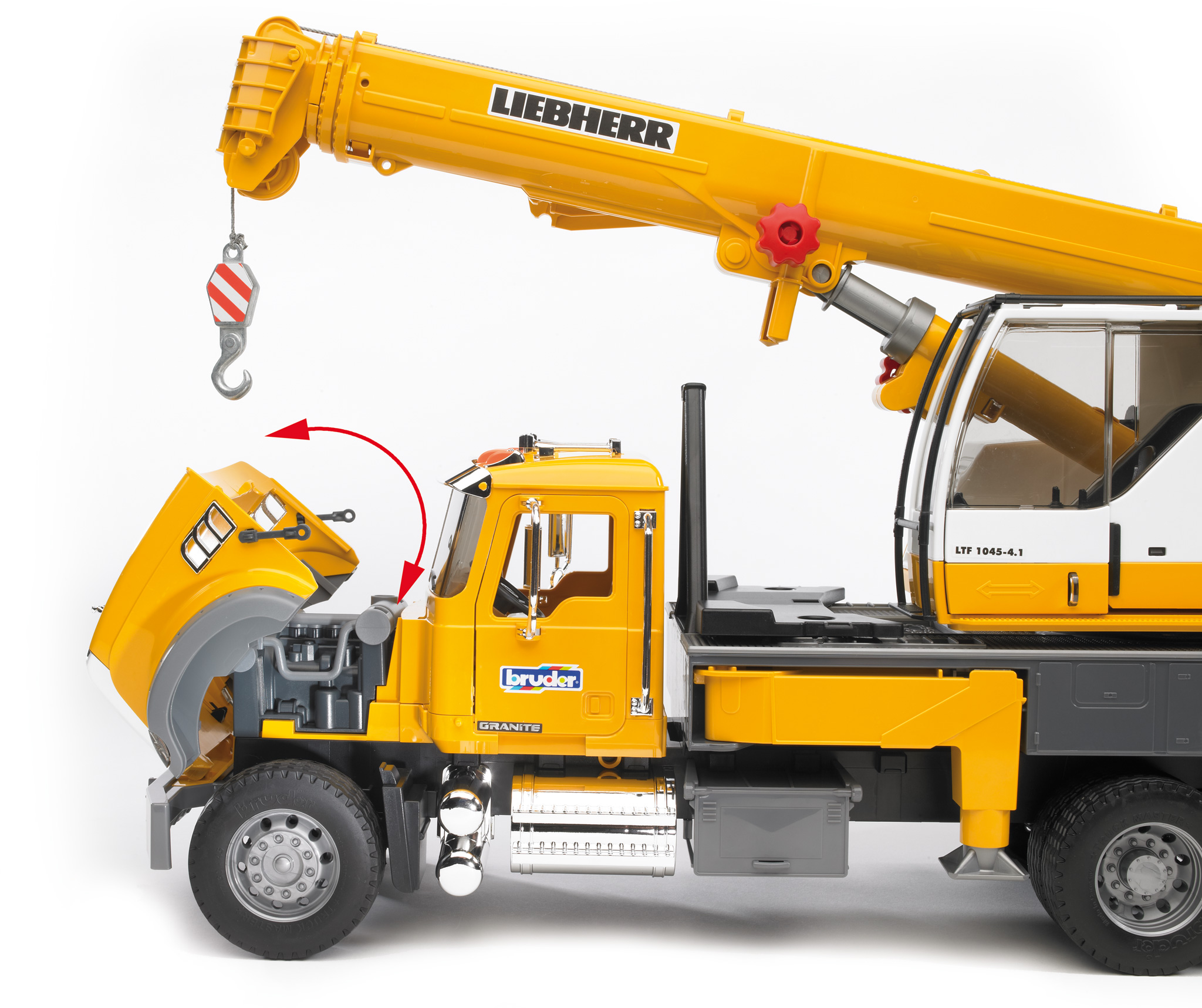 Camion-grue MACK Granite Camion-grue MACK Granite